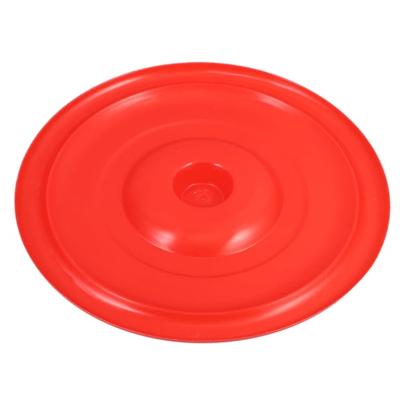 LOLIPPYY Red Plastic Waste Bin Lid - Fits Most Standard Round Containers