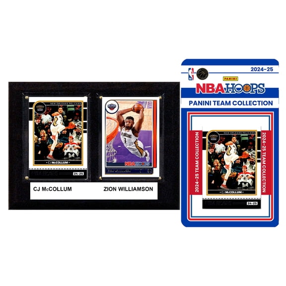 New Orleans Pelicans 6" x 8" Player Plaque & 2024 Team Trading Card Set