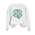 thumbnail image 4 of Guluxicc Sweatshirts for Women Casual Long Sleeve Graphic Printed Shirts St. Patrick's Day Pullover Tops, L, 4 of 6