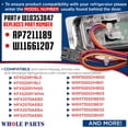 thumbnail image 3 of Whole Parts Refrigerator Dispenser Actuator Pad Part# W10353847 - Replacement & Compatible with Some Maytag, Kitchen Aid and Whirlpool Refrigerators, 3 of 6