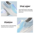 thumbnail image 3 of Unisex Adult Glitter Slip-On Shoes Fashion Low Top Sparkly Sneakers Casual Shiny Sequin Tennis Walking Shoes, 3 of 7