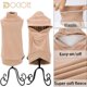 thumbnail image 3 of Chaleco tipo jersey de forro polar para perros y gatos, sudadera con capucha suave y cálida para invierno, ideal para perros pequeños y medianos, caniches, chihuahuas, bulldogs, esfinges y gatos (marr, 3 of 5
