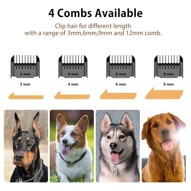 Rirool Rechargeable Cordless Pet Shaver, Quiet Grooming Kit photo 4