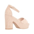 thumbnail image 3 of Women Platform Chunky Heeled Sandals Ankle Strap Sexy Open Toe Heels Chunky Block Platform Wedge Sandals, 3 of 5