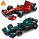 thumbnail image 4 of Nuevos bloques de construcción de coches de carreras de velocidad de ciudad de Fórmula 1 rojos técnicos MOC Bricks modelo de vehículo deportivo famoso juguete de ensamblaje regalo para niños, 4 of 5