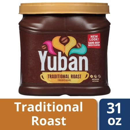 - Yuban Premium Coffee, Medium Traditional Roast, Ground, 31 Ounce