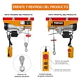 thumbnail image 2 of Polipasto Eléctrico Teeno De Carga De 400/800kg, 20 M, 110v, 2 of 5