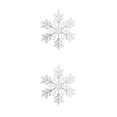 thumbnail image 1 of Inteprter Copo de nieve de Navidad, decoración de atmósferas temáticas de arte de Navidad, guirnalda de acrílico, colgante de corona, adorno Medio 2piezas, 1 of 6