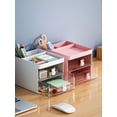 thumbnail image 4 of 1pc Multifunctional Drawer Type Pen Holder Stationery Storage Box With Cute Design Large Capacity For Pens, Scissors, Notes And Other Small Items, 4 of 4