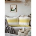 thumbnail image 2 of Outdoor Pillows Waterproof, Yellow Ombre Throw Pillows with Inserts Included, Modern Gradient Abstract Aesthetics Art Indoor Outdoor Decorative Lumbar Pillow for Bed/Couch/Patio 18"x18", 1Pcs, 2 of 8