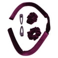 thumbnail image 4 of Heatless Curling Rod, Professional Purple Portable Flexible Hair Curl Ribbon  For Home, 4 of 8