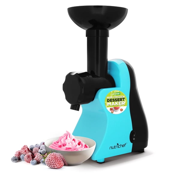 NutriChef Electric Frozen Fruit Dessert Maker - Fruit Sorbet Machine - Make Ice Cream, Dessert, Gelato, Smoothies, Slushies & Frozen Yogurt - Include