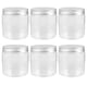 thumbnail image 1 of 6 piezas de sellado de hogar sellado de casas de canister transparente jarro de apertura amplia de albañil con tapa, 1 of 6