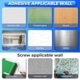 thumbnail image 2 of Dispensador De Jab&oacute;n, 3pcs 400ML Dispensador de Jab&oacute;n Pared L&iacute;quido de para Ba&ntilde;o, Cocina, Fregadero Dom&eacute;stico, Dispensadores Integrados en la Cub, 2 of 7