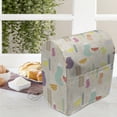 thumbnail image 3 of Cartoon Stand Mixer Cover, Funny Crown Birds Doodle in Style with Flowers and Birds, Kitchen Appliance Organizer Bag Cover with Pockets, 5 Quarts, Pale Tan and Multicolor, by Ambesonne, 3 of 4