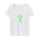 thumbnail image 1 of Camiseta para mujer, ropa deportiva de verano, camisa con cuello redondo para caminar, regalo para mujer, 1 of 7