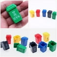 thumbnail image 2 of KAKOWELY 5pcs Miniature Garbage Cans Mini Trash Cans Mini House Garbage Models Sand Table Decorations,1.57"X1.18"X0.98", 2 of 5