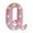 Q, variant on Room Decor, Pink Party Decorations,Girls Room Decor, Glitter Light Up Letters, Alphabet Letter Sign for Night Light Birthday Party Girls Gifts, Home Bar Decoration