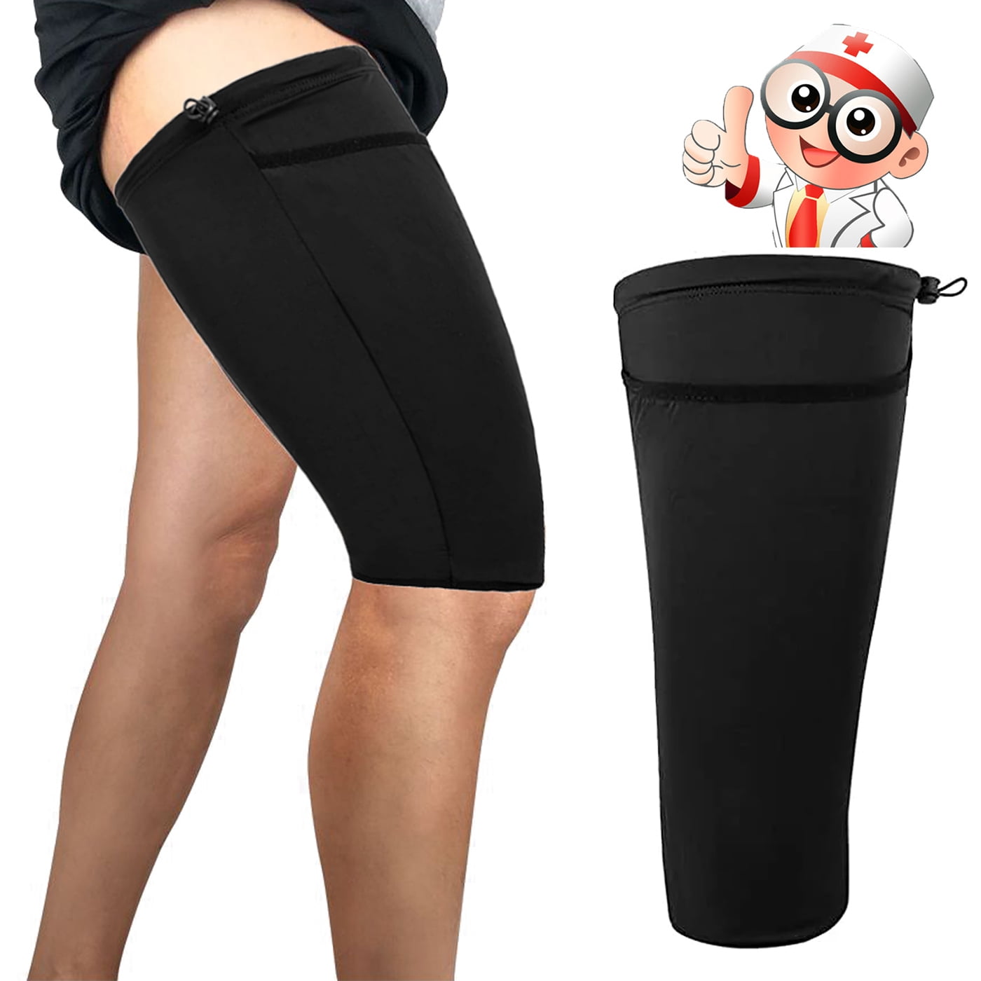 HNYG Foley Catheter Leg Bag Holder, Urinary Drainage Bag Cover for Leg