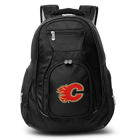 MOJO Black Calgary Flames 19'' Laptop Travel Backpack