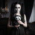 thumbnail image 4 of 3D Printed Articulated Horror Doll, coraline doll，Twin-Tailed Spooky Jointed Figurine, Cute Creepy Collectible Decor Gift for Horror Fans, 4 of 6