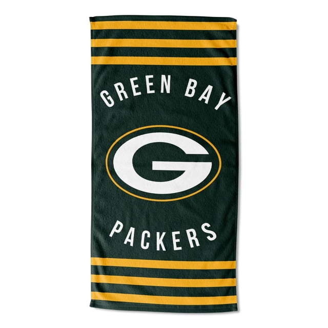 Toalla Northwest Green Bay Packers 76 x 152 cm a rayas