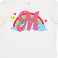 thumbnail image 4 of Inktastic Rainbow Letter M Monogram Girls Toddler T-Shirt, 4 of 5