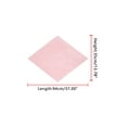 thumbnail image 3 of INSPIRE CHIC Women's Pleated Rhombus Head Scarf Solid Color Wraps Scarves Neckerchief Bandana Pink 37.00x13.78"(L*W), 3 of 6
