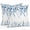 Blue, variant on Teal Gray Eucalyptus Leaves Throw Pillow Covers 16x16 Inch Set of 2, Farmhouse Botanical Watercolor Waterproof Outdoor Pillow Covers, Decorative Cushion Pillowcases for Couch, Sofa, Bed, Patio