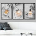 thumbnail image 2 of wall26 Framed Canvas Print Wall Art Set Duotone French Parisian Perfume Bottles Fashion Nature Photography Modern Art Floral Decorative Relax/Calm for Living Room, Bedroom, Office - 16"x24", 2 of 5