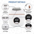 thumbnail image 2 of Electric Foot File Hard Skin Remover, Rechargeable Callus Remover with Lights, Portable Foot Repair Tool, 2 of 5