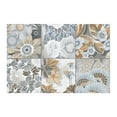thumbnail image 2 of Wall Decor 6pc Peel And Stick Ceramic Tile Paste 3D Lattice Crystal Ceramic Tile Paste DIY Waterproof Self Adhesive Wall Sticker, 2 of 4