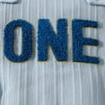 thumbnail image 5 of Okbabeha Baby Boys First Birthday Outfits One Year 1st Birthday  one-piece  Summer Romper Infant Sleeveless Letter Embroidery Overall, 5 of 8