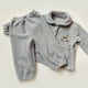thumbnail image 4 of Conjunto de pijama cálido para bebé y niña, ropa de dormir de algodón con forro polar, traje de casa para niña, Tops + Pantalones, 2 piezas, 4 of 4