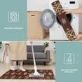 thumbnail image 6 of Brown Christmas Snowflake Pattern Kitchen Rugs Sets Of 3,Kitchen Runner Rugs Non Skid Washable,Decorative Kitchen Floor Mats for Kitchen,Sink,Laundry,17"x30"+ 17"x47" + 17"x59", 6 of 6