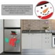 thumbnail image 4 of 1 unid Navidad Muñeco de nieve Frigorífico Imán de dibujos animados Frigorífico Imán Pegatina Cocina Decoración, 4 of 7