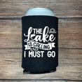 thumbnail image 3 of Fishing Beer Can Cooler, The Lake Is Calling And I Must Go Can Coolie, Fishing Coolies Drink Accessory, Funny Party Gift Favors, Beer Coolie (Black), 3 of 3
