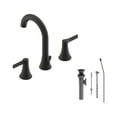 thumbnail image 3 of Ultra Faucets UF56607 Matte Black Nita Collection Two-Handle Widespread Lavatory Faucet, 3 of 4