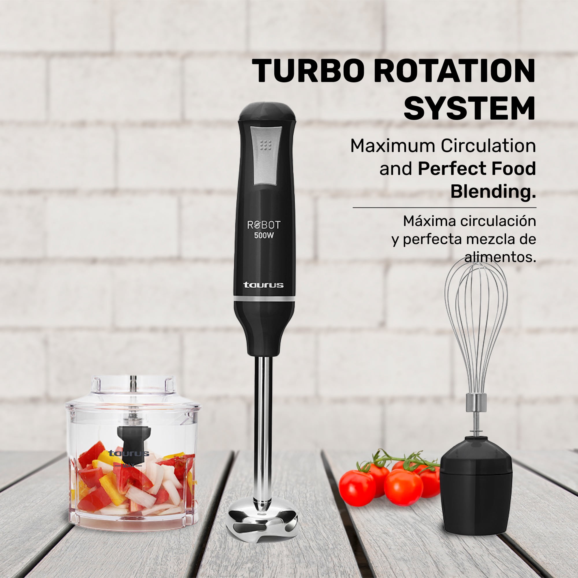 Immersion Blender - Robot 500 Inox Complete