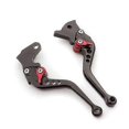 thumbnail image 1 of Pour Yamaha YFM 700 Raptor 700R 2008 - 2020 CNC Aluminium Court Long Réglable 3D Leviers d'Embrayage de Frein de Moto Poignée Service de Frein de Véhicule, 1 of 5