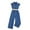 Blue, variant on Gubotare Romper Girls Girls Jumpsuits Kids Sleeveless Spaghetti Straps Romper Long Pants,Blue 9-10 Years