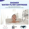 thumbnail image 2 of Crystal Quest Shower Filter Replacement Cartridge - Removes Chlorine and Contaminants for Cleaner Water - Durable BPA-Free - Built in the USA - Fits Crystal Quest Shower Filters [Pack of 4], 2 of 5