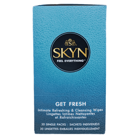 SKYN Get Fresh Intimate Cleansing Wipes, 30 Count