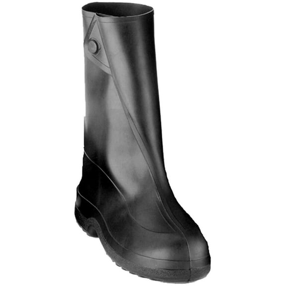 TINGLEY womens 10-inch Overshoe With Button Mid Calf Boot, Black, Large US, 1400 CA1