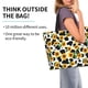 thumbnail image 2 of Balery Cute Cow Print Sunflower C Bolsa Tote Estilo Estético con Cremalleras, Bolsa de Hombro, Bolsa de Compras Grande y Plegable, 2 of 8