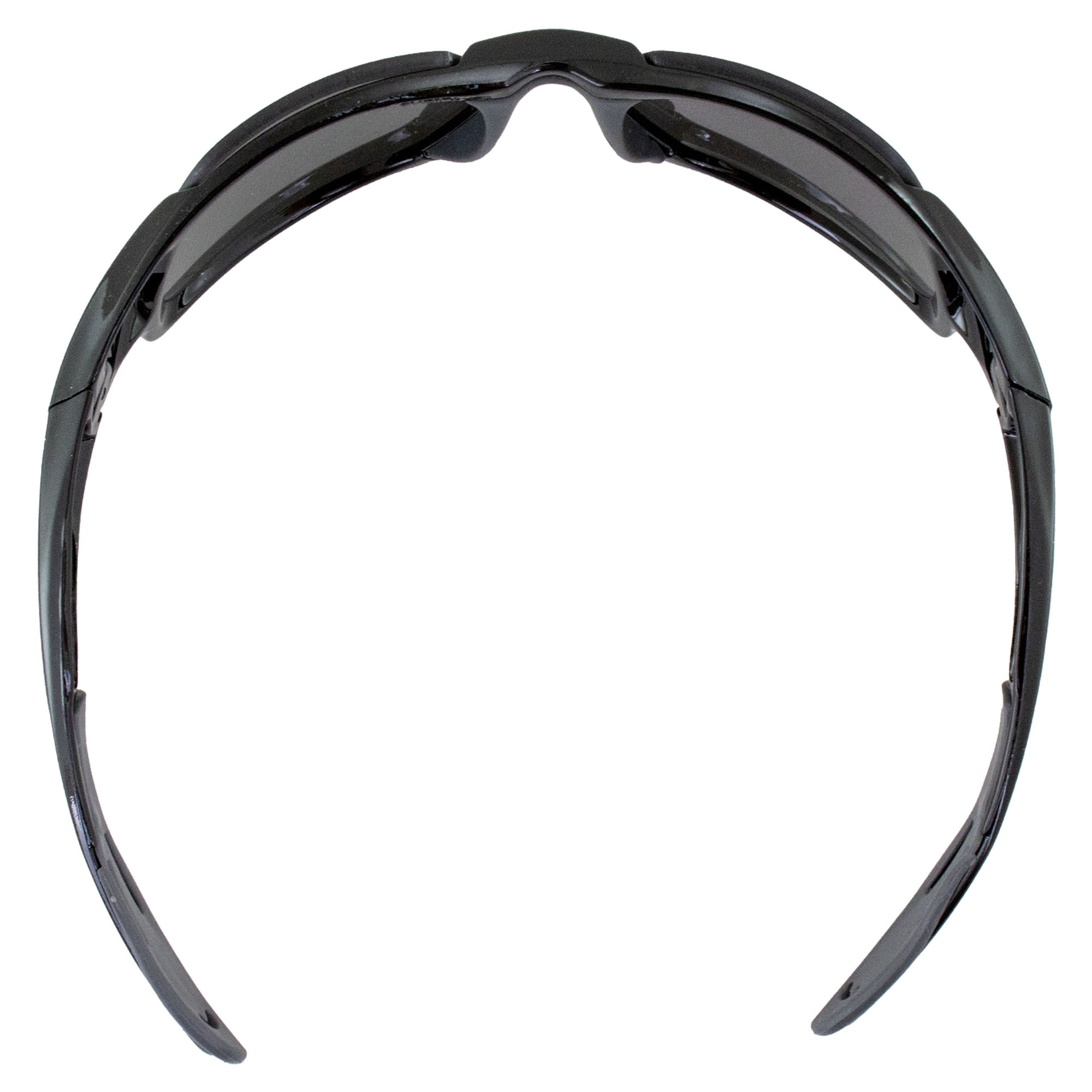 Cougar, Safety Glasses, Anti-Fog & Anti-Scratch, Blue Lens, Black Frame
