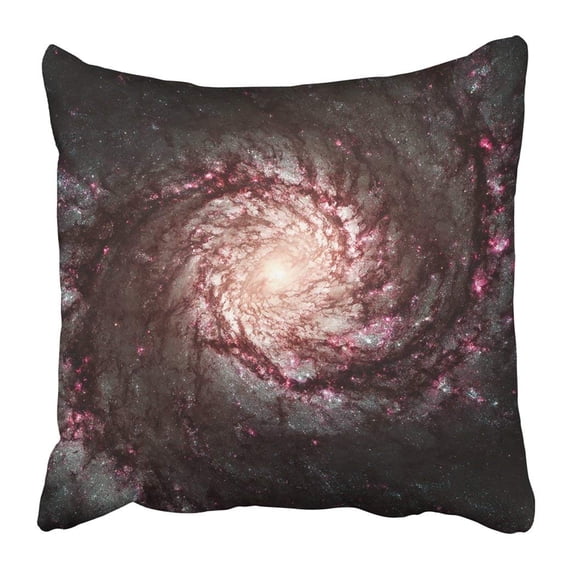 ARTJIA Whirlpool Galaxy M51 Starlight And Light From The Emission Of Glowing Hydrogen Which Is Pillowcase 16x16 inch