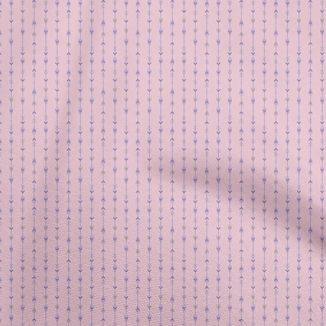 oneOone Rayon Light Pink Fabric Arow Craft Projects Decor Fabric Printed By The Yard 56 Inch Wide