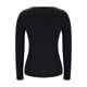 thumbnail image 3 of Tops de otoño para mujer,Suéter de cuello cuadrado para mujer, manga larga con acolchado en el pecho, poliéster totalmente elástico, ropa informal para uso doméstico y diario, sopatenor, 3 of 7