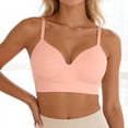 thumbnail image 3 of Bra for Everyday Comfort Seamless Supportive Fixed Cup Undergarment with Gentle Lift Non-Wire High-Coverage Soft Large Fit All-Season Wear, 3 of 4